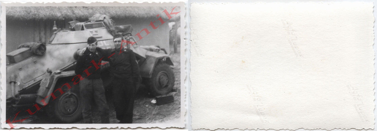 Foto Wehrmacht Russland 1944 WinterPanzer Spähwa