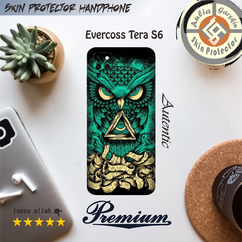 Garskin Hp Evercoss Tera S6 Motif Owl Free Custom Motif Lazada Indonesia