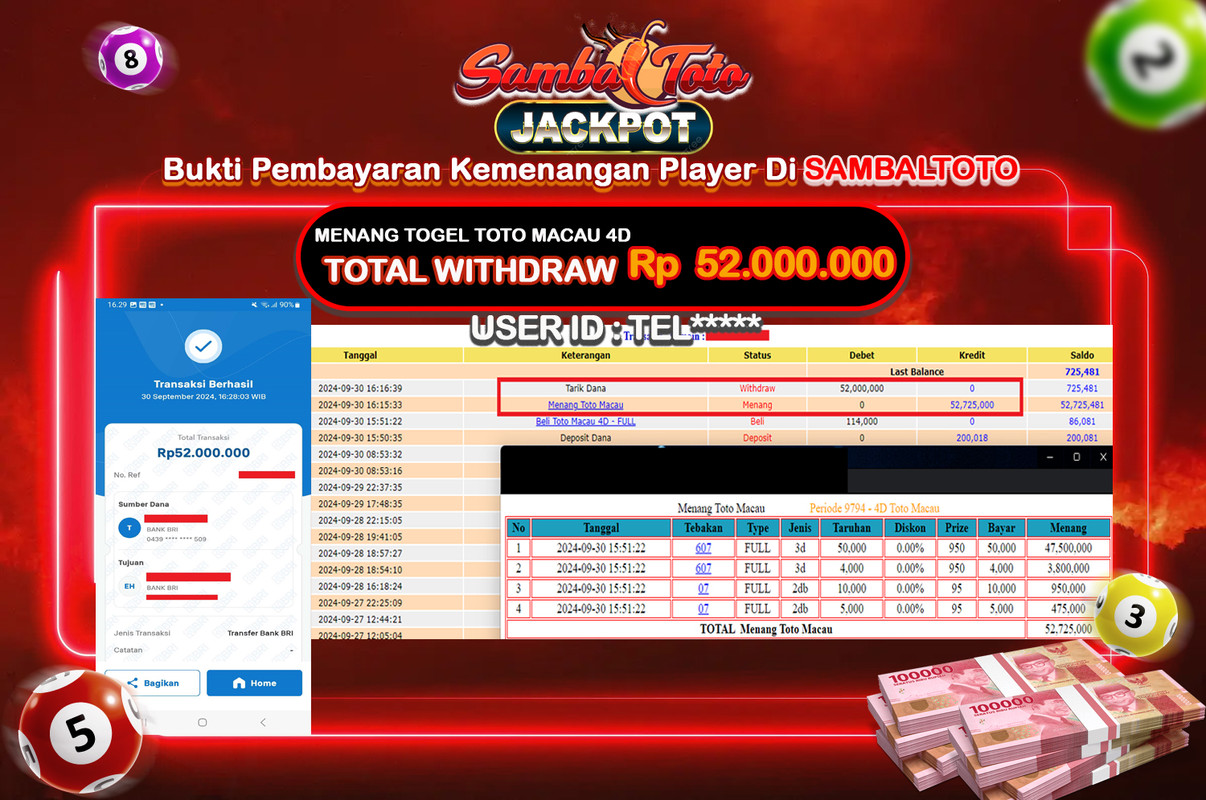 Bukti JP ( 30 September 2024 ) Lunas Rp 52.000.000,-