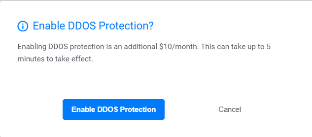 Confirm DDoS Protection