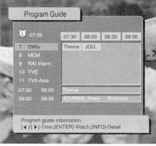 Hyundai 100IRCI Μενού EPG