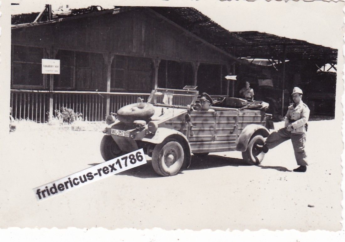 Foto elite LW Kübelwagen Typ 82 camo Südfront Ballonreifen Catan