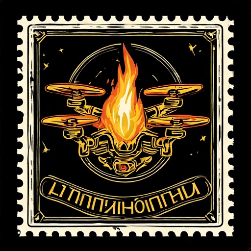 Postal-stamp-style-art-of-a-fl-27