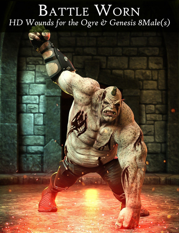 Battle Worn for Ogre HD and Genesis 8 Male(s) Battle Worn for Ogre HD and Genesis 8 Male(s)