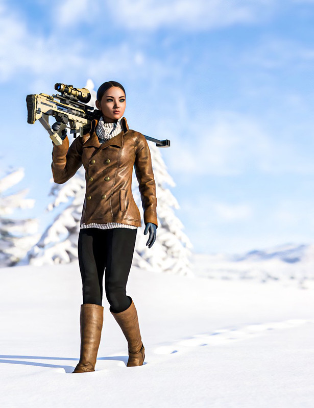 mkstacticalsniperrifleposesforgenesis8and8100maindaz3d