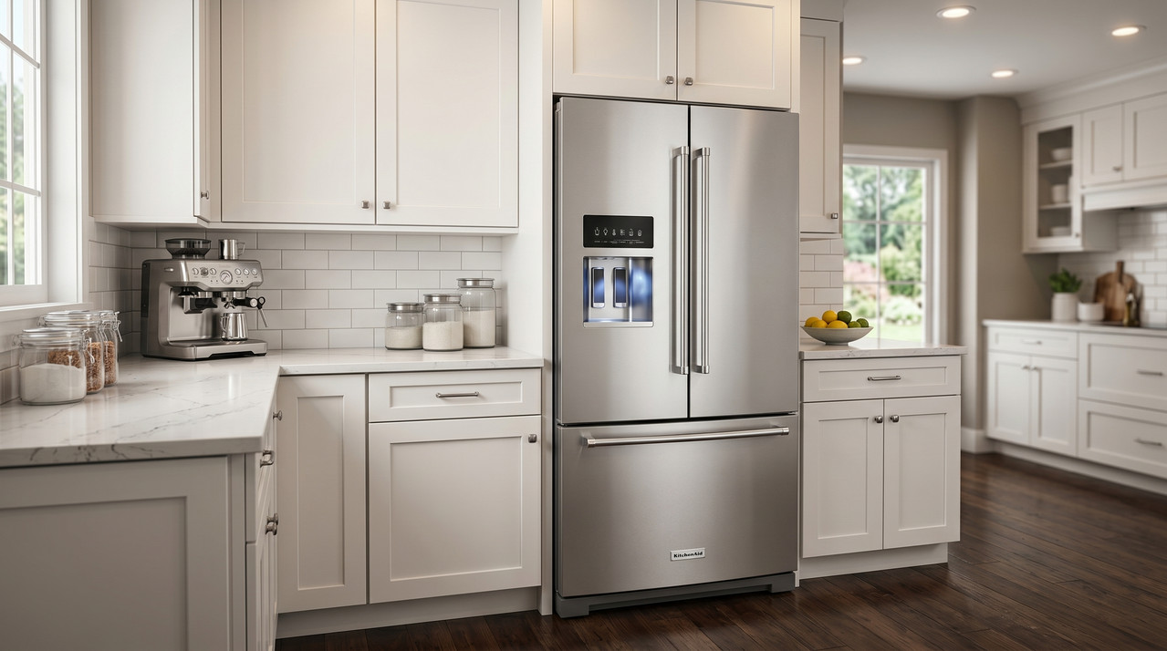 Refrigerador KitchenAid 27 Pies Cúbicos French Door Acero Inoxidable