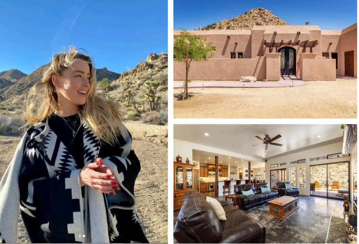 Tras declararse en quiebra Amber Heard vende su lujosa casa