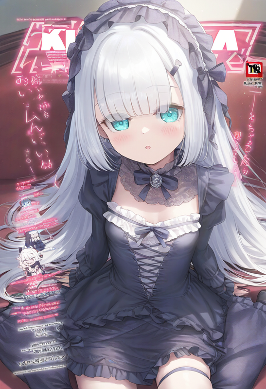 1girl, manga cover, ks (xephyrks), ohlia, {kobayashi ritz}, reoen, [[liduke]], { s-4218839835