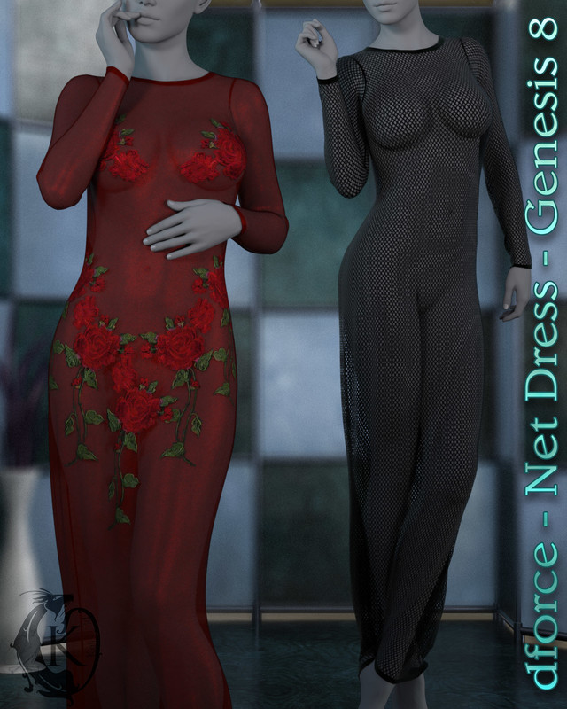 dforce – Net Dress – Genesis 8