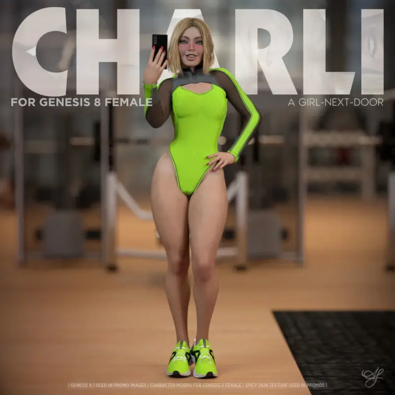 Charli Character Morph for Genesis 8/8.1 Female