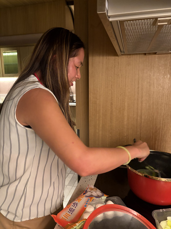 Boats docked at the pier