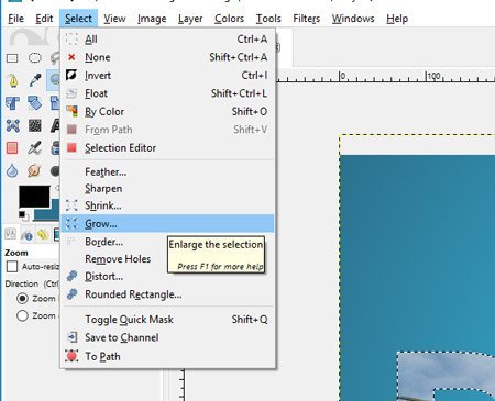 Select-Grow-GIMP-Pic-in-Text