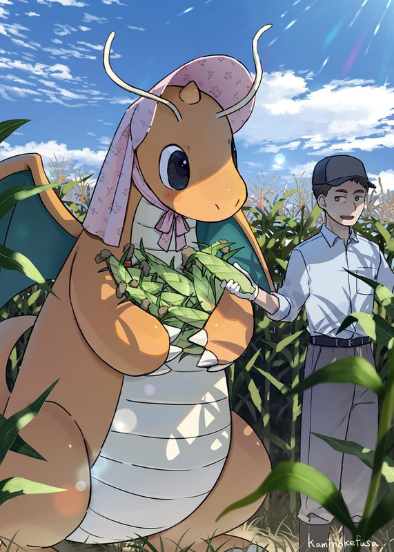 dragonite-pokemon-drawn-by-kaminokefusa-