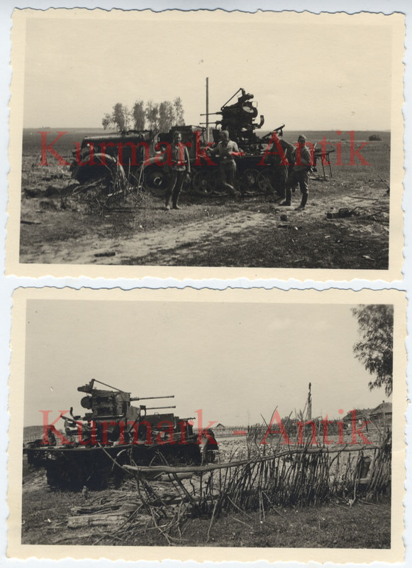 Fotos Luftwaffe Rumänien Front 1943 Flugzeug Flak Panzer Halbket