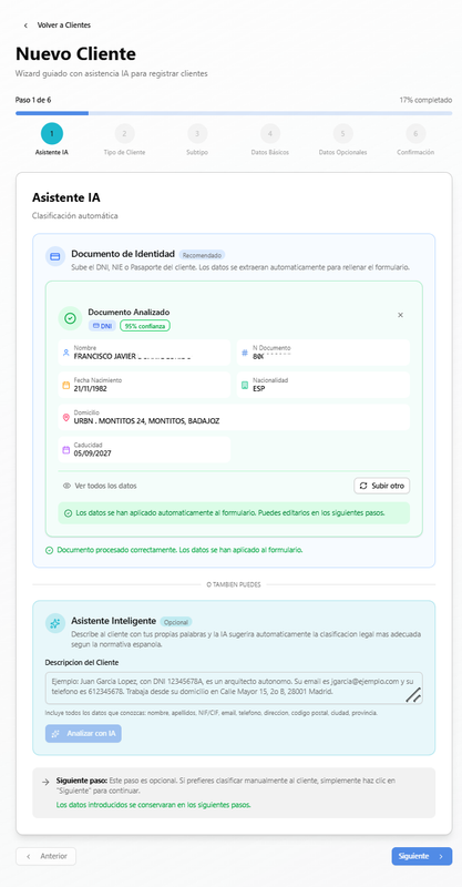 LexFlow - Extracción automática de datos desde DNI con 99.2% precisión