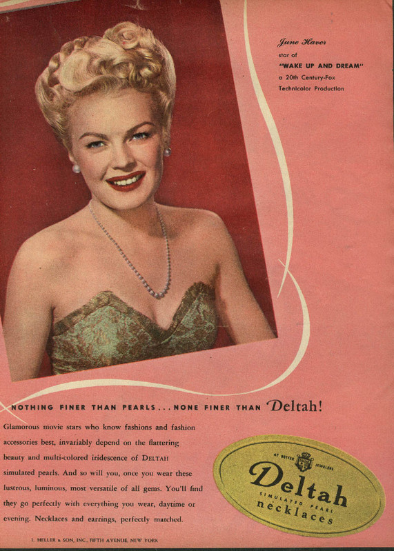 june haver deltah juwelers 1946