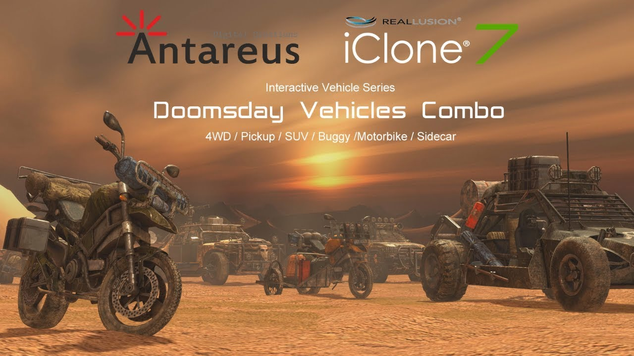 Interactive Doomsday vehicles pack