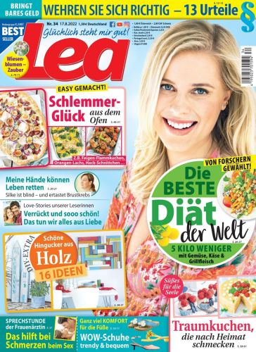 Cover: Lea Frauenzeitschrift No 34 vom 17  August 2022