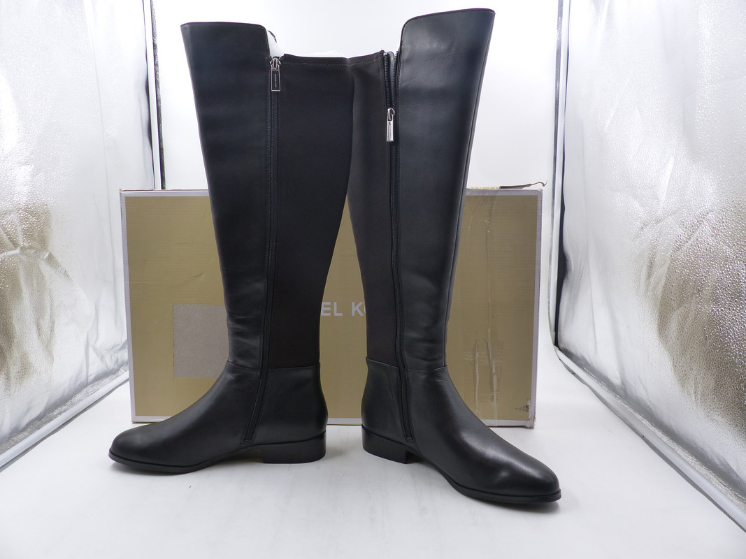 michael kors knee high leather boots