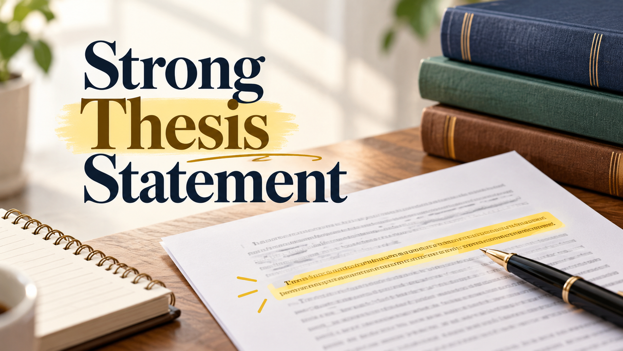 How to Write a Strong Thesis Statement 