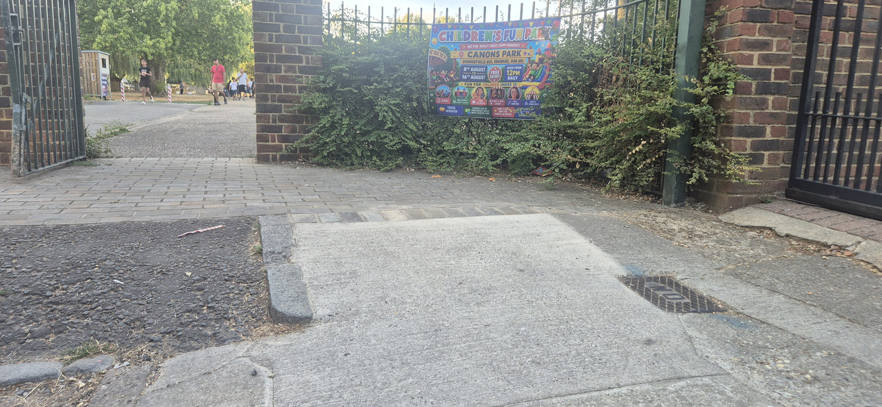 Walled garden at Canons Park, Donnefield Avenue