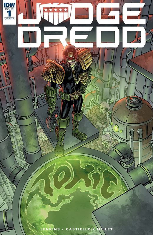 Judge Dredd Toxic 1 Portada - Juez Dredd - Toxic  (IDW)