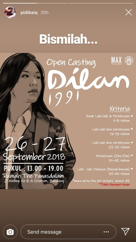 Open Casting Dilan 1991