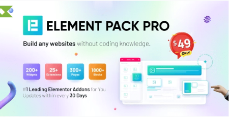 Codecanyon - Element Pack v7.6.5 - Addon for Elementor Page Builder WordPress Plugin 21177318 - NULLED