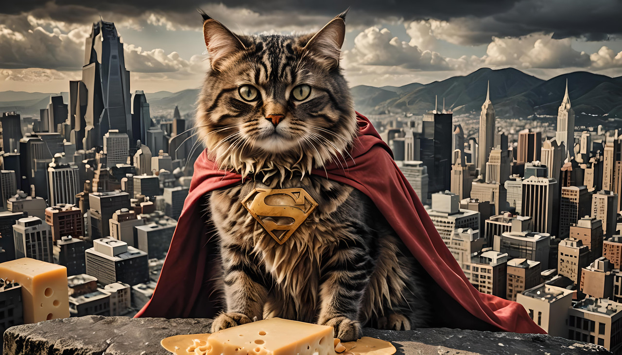 Superhero Moggie