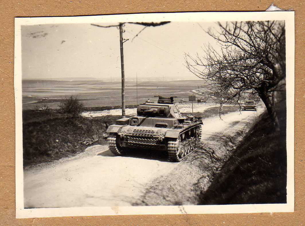 Wehrmacht Panzer in Russland schöne Ansicht