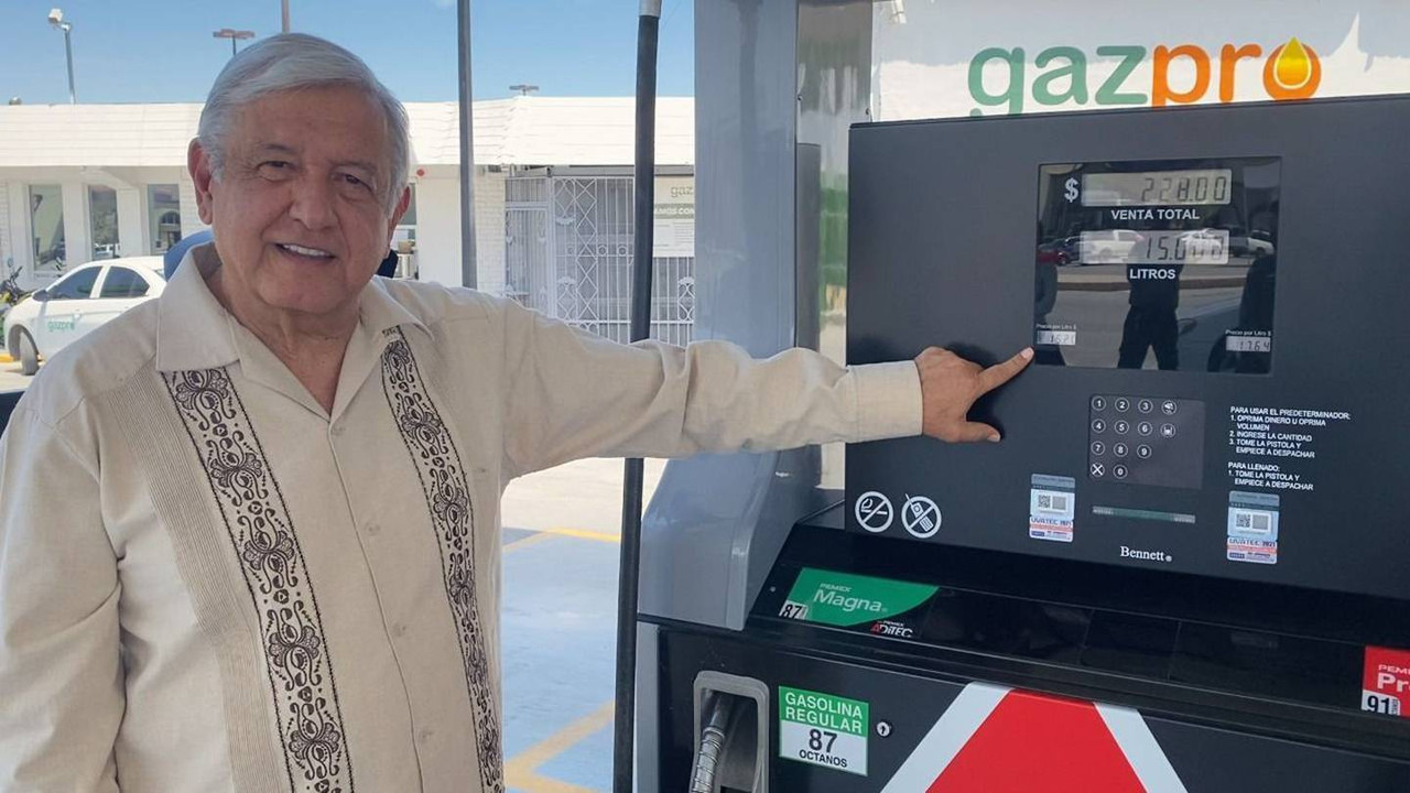 AMLO: Un orgullo que en México se venda gasolina más barata que en EU