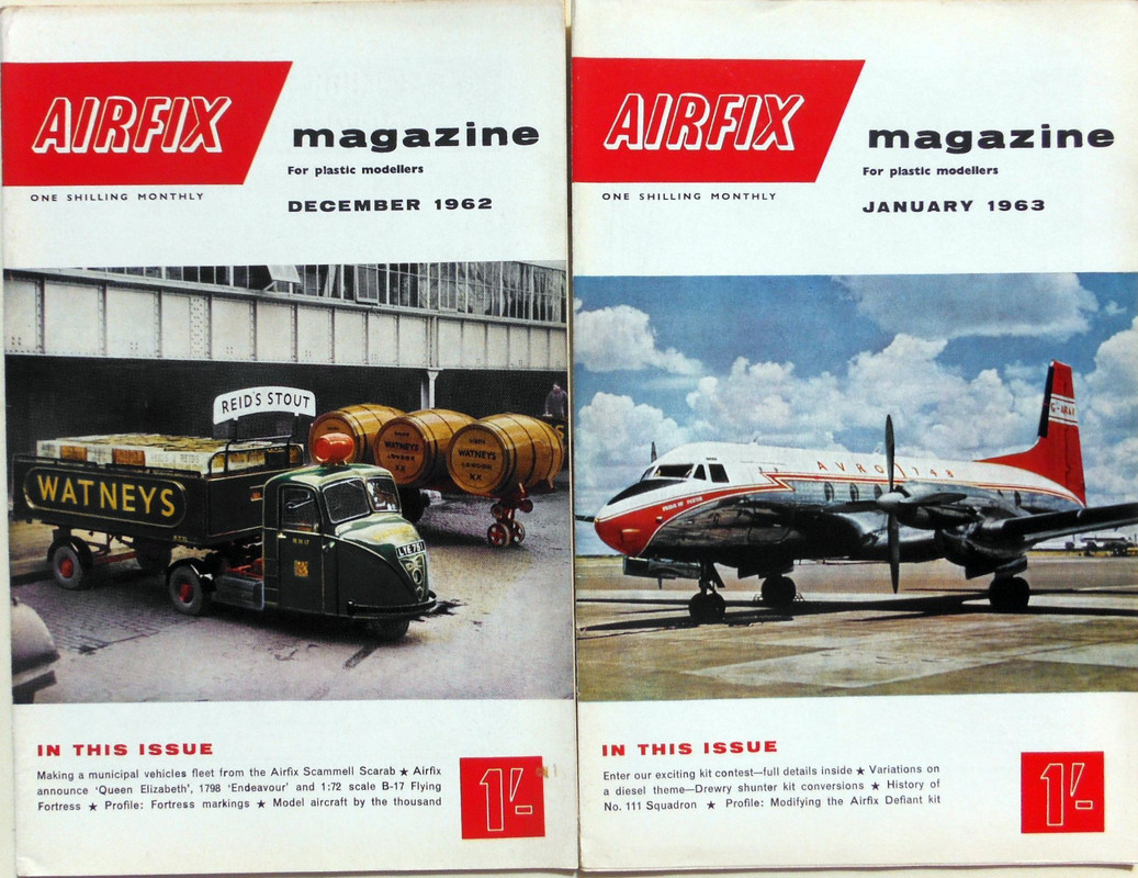 Airfix Magazine Vol.3 No.7&8 (Dec. 1962 & Jan. 1963)