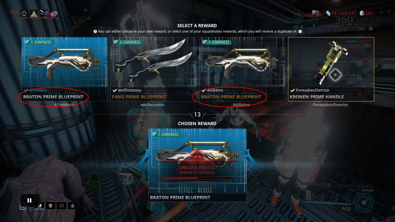 Confusing relic reward General Discussion Warframe Forums