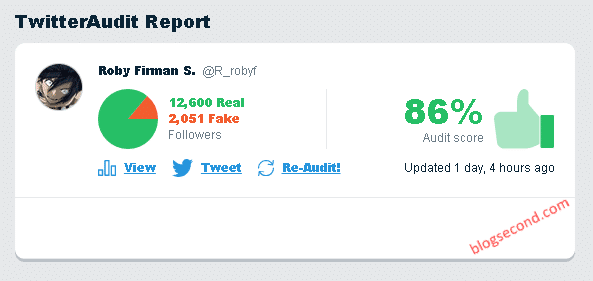 Mengecek Follower Palsu di Akun Twitter