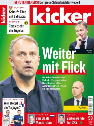 Cover: Kicker Sportmagazin No 99 vom 08  Dezember 2022
