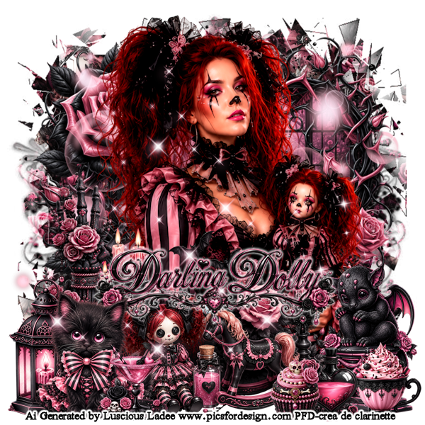 1059ème forêt enchantée intitulé DARLING DOLLY de Zip