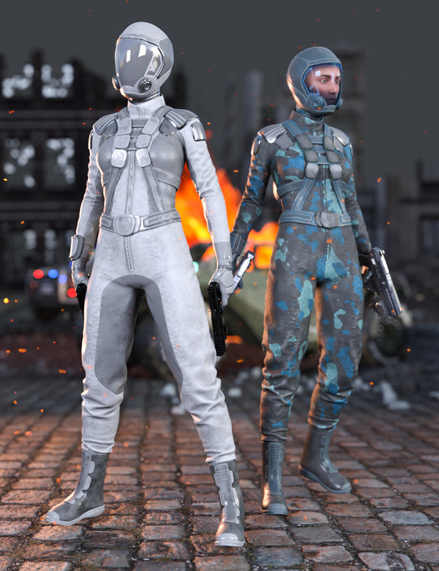 Sci-Fi Gravity Suit Outfit for Genesis 8 and 8.1 Females Sci-Fi Gravity Suit Outfit for Genesis 8 and 8.1 Females