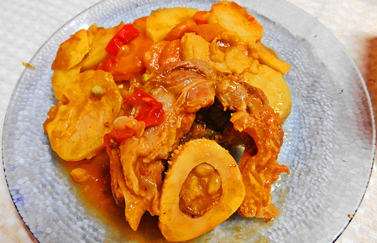 Special recipe in the best country style (¨Osobuco¨ al ¨disco¨)