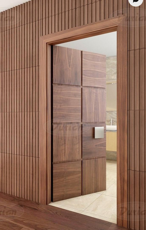 الديكورات الهندسية الخشبية للتصميم الداخلي