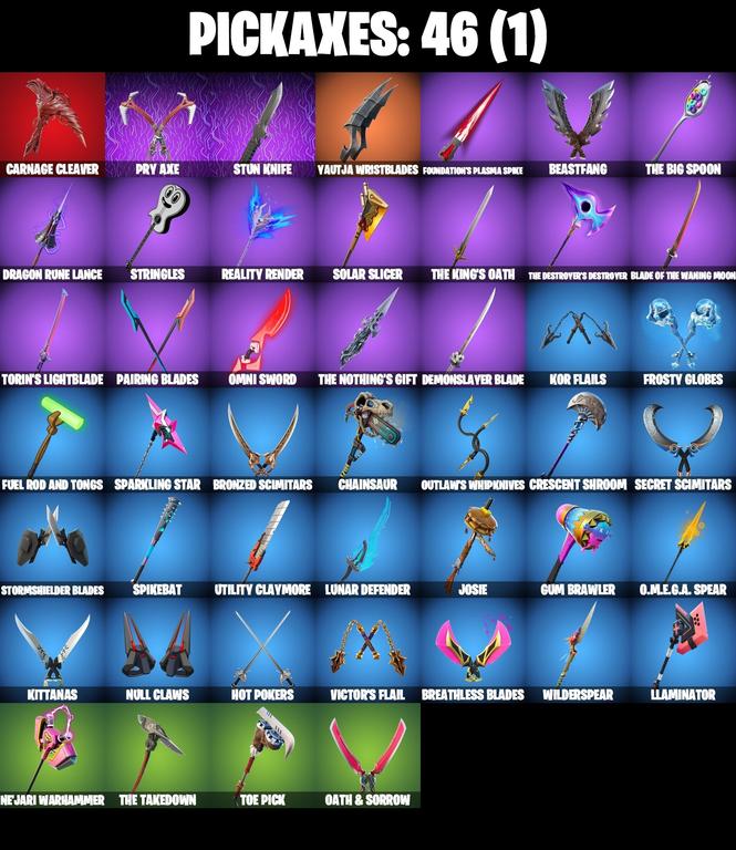 pickaxes comp