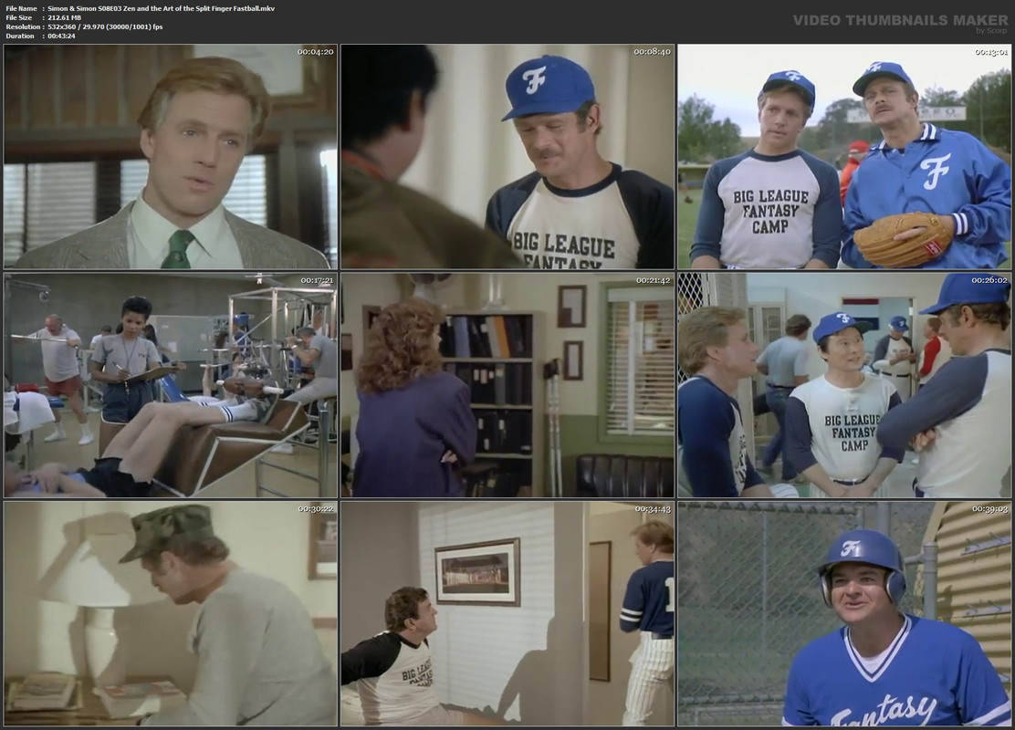 Simon & Simon S08E03 Zen and the Art of the Split Finger Fastball.mkv