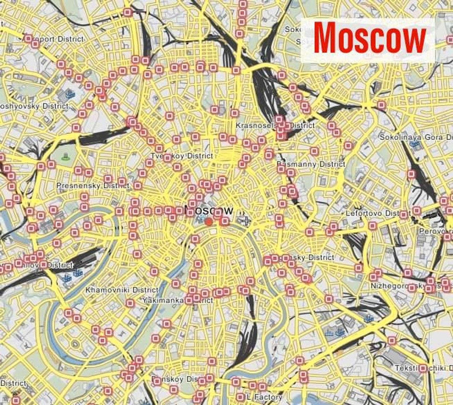 Карта подземной москвы