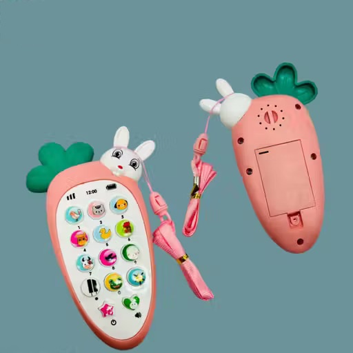 KUDDLEKART RABIT MUSICAL PHONE KIDS TOYS PHONE (20+MUSIC) Color 1 (T119)