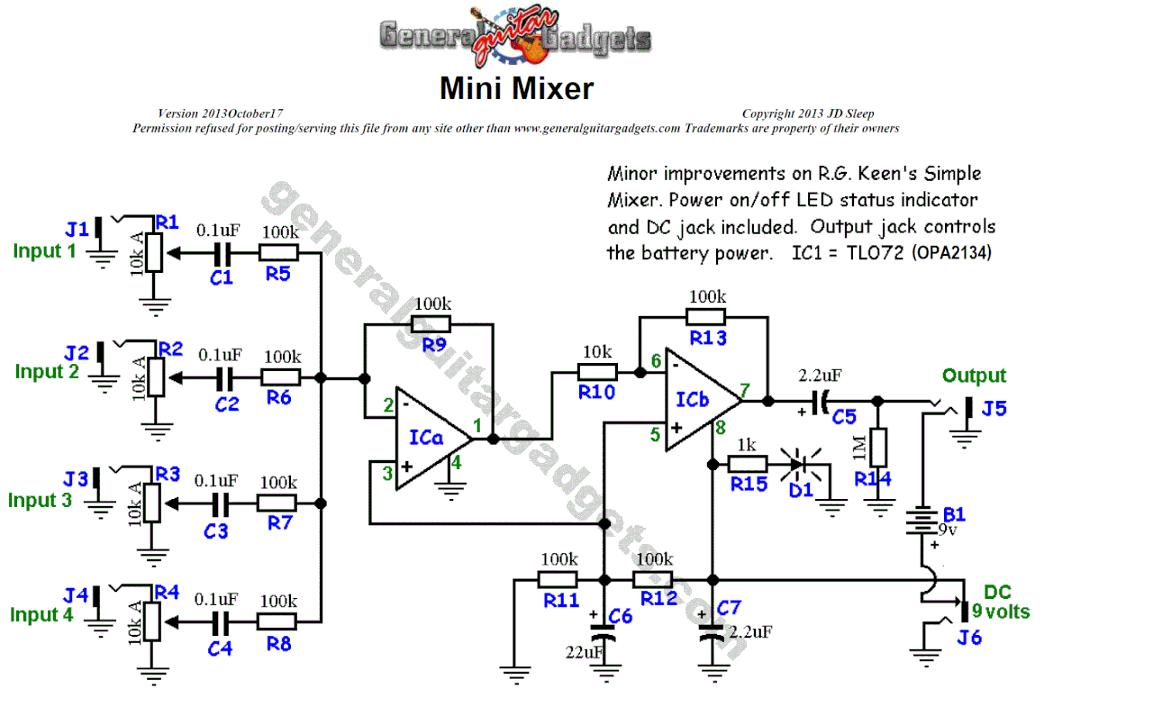 Simple mixer