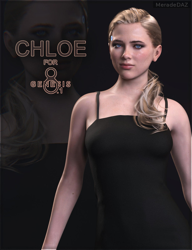 Chloe for Genesis 8 and 8.1 Female - Head Fix