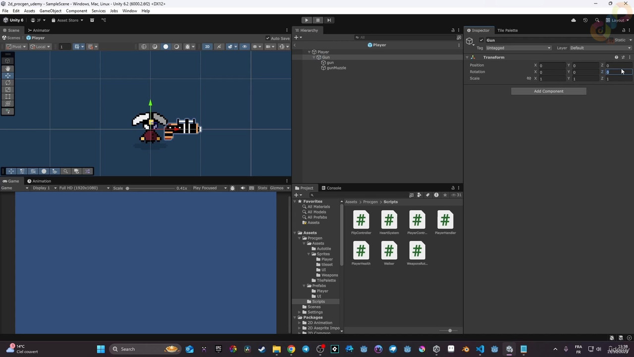 28 Rotating the gun around the mouse position mp4 0002