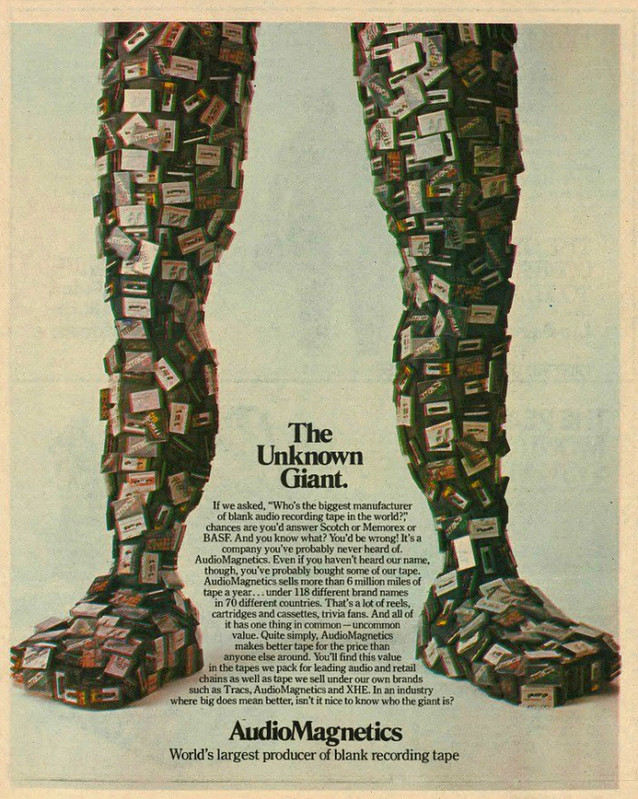 Audio magnetics cassette1