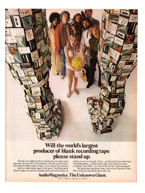 Audio magnetics cassette2