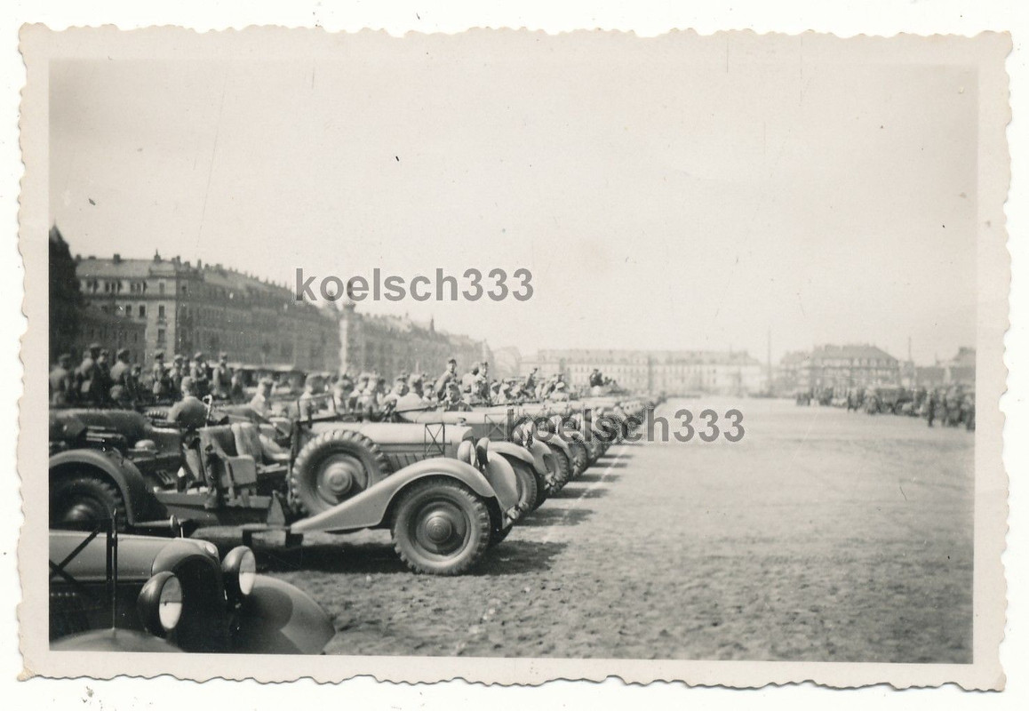 Parade Aufstellung Panzer Regiment Wehrmacht Küb