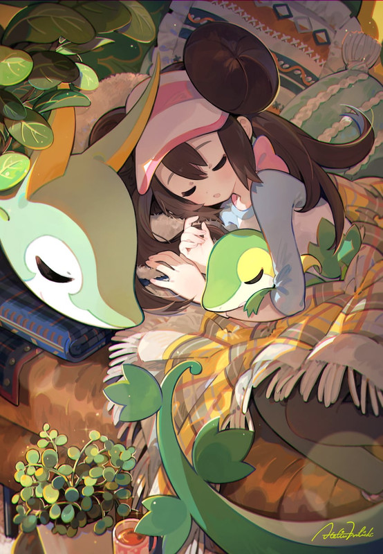 rosa-snivy-and-serperior-pokemon-and-1-m